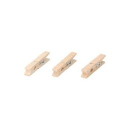 24 PINZAS DE MADERA 7 cm | HogarLider