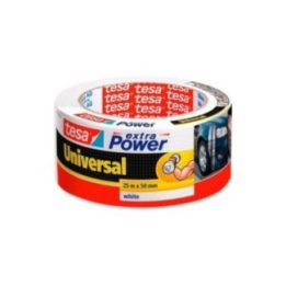 CINTA AMERICANA UNIVERSAL BLANCA 50 mm x 25 m | HogarLider