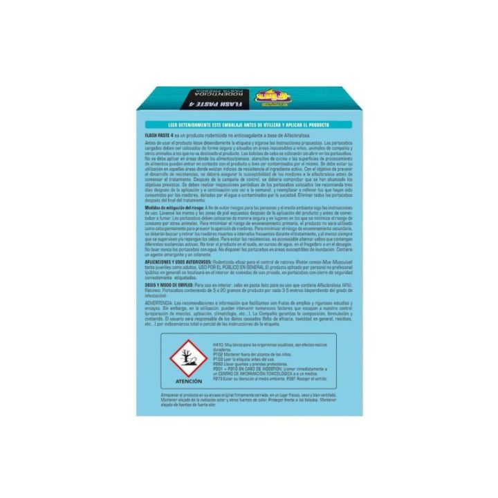 RATICIDA ALFACLORALOSA 120 g | HogarLider
