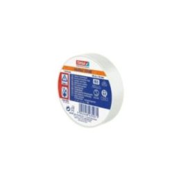 CINTA AISLANTE HOMOLOGADA BLANCA 19 mm x 20 m | HogarLider