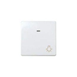 PULSADOR ANCHO LUMINOSO SERIE 27 BLANCO | HogarLider