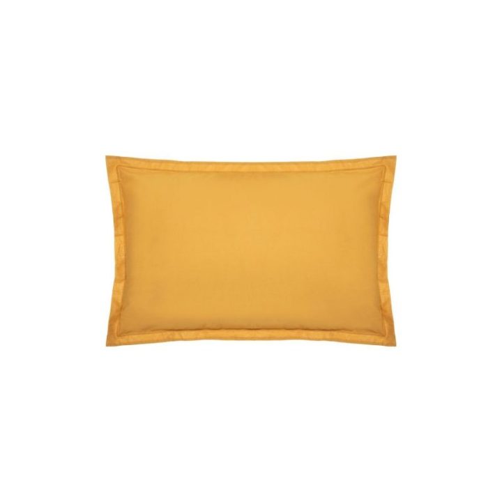 FUNDA DE ALMOHADA ALGODÓN MOSTAZA 70 x 50 cm | HogarLider