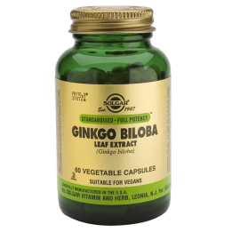 Solgar Ginkgo Biloba 60 Cápsulas | HogarLider