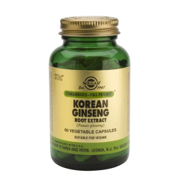 Solgar Spf Ginseng Coreano Raíz 60 Cápsulas | HogarLider