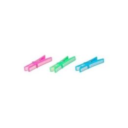 12 PINZAS DE PLÁSTICO DE COLORES VARIADOS 8 cm | HogarLider