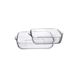 SET 2 BANDEJAS CUADRADAS PARA HORNO | HogarLider