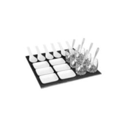 SET DE APERITIVO 25 PIEZAS CON BASE DE PIZARRA | HogarLider