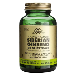 Solgar Spf Ginseng Siberiano Raíz 60 Cápsulas | HogarLider