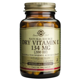 Solgar Vitamina E Seca 134mg 200 UI 50 Cápsulas | HogarLider