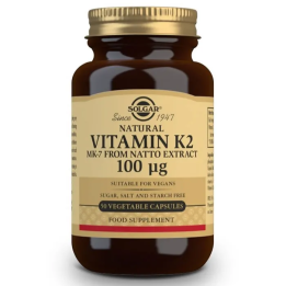 Solgar Vitamina K2 100 µg 50 Cápsulas | HogarLider
