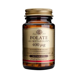 Solgar Folato 400cmg 50 Comprimidos | HogarLider