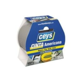 CINTA AMERICANA PLATA 50 mm x 25 m | HogarLider