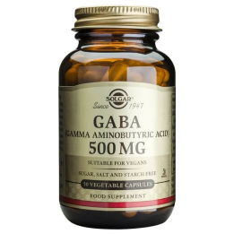Solgar Gaba 500mg 50 Cápsulas | HogarLider