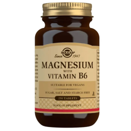 Solgar Magnesio + Vitamina B6 250 Comprimidos | HogarLider