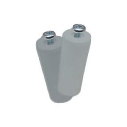 TOPE PERSIANA PR08, GRIS 40 mm 2 unidades | HogarLider