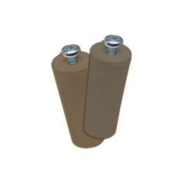 TOPE PERSIANA PR08, MARRÓN 40 mm 2 unidades | HogarLider