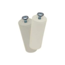 TOPE PERSIANA PR08, MARFIL 40 mm 2 unidades | HogarLider