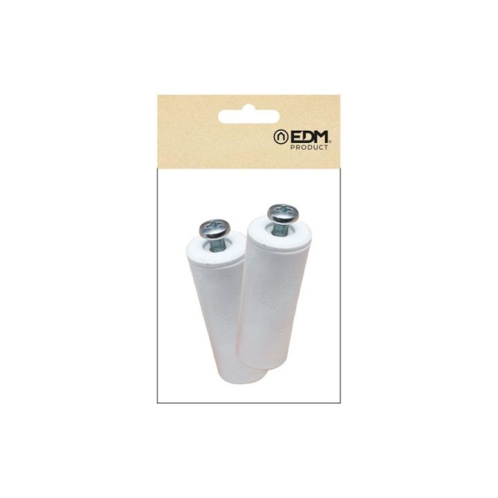 TOPE PERSIANA PR08, BLANCO 60 mm 2 unidades | HogarLider