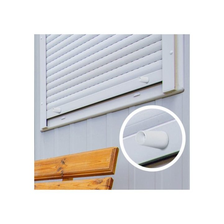 TOPE PERSIANA PR08, BLANCO 60 mm 2 unidades | HogarLider