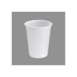 VASOS DE PLÁSTICO BLANCOS 200cc, 25 uds | HogarLider
