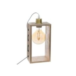 LÁMPARA RECTANGULAR DE MADERA DE… · EL3-32126 | HogarLider