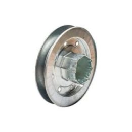 POLEA METALICA CON ESPIGA PR19 ZINCADO 150 mm | HogarLider