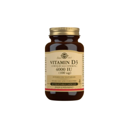 Solgar Vitamina D-3 4000 IU 60 Cápsulas | HogarLider