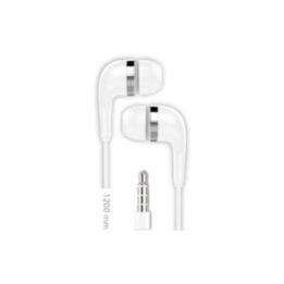 AURICULARES BSK JACK CON MICRÓFONO, BLANCO | HogarLider