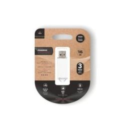 MEMORIA USB BASIC WHITE PENDRIVE 16 GB TIPO A | HogarLider