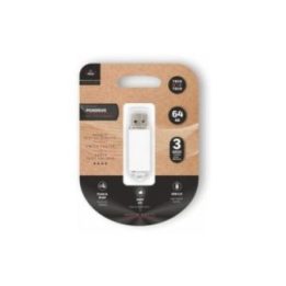 MEMORIA USB 2.0 BASIC WHITE PENDRIVE 64 GB | HogarLider