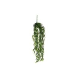 MACETA COLGANTE DE BAMBÚ VERDE, Ø15 x 80 cm | HogarLider