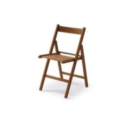 SILLA PLEGABLE DE MADERA NOGAL 79x42,5x47,5cm | HogarLider