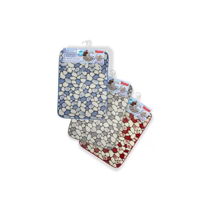 ALFOMBRA DE BAÑO ESTAMPADO PIEDRAS… · EL3-01203 | HogarLider