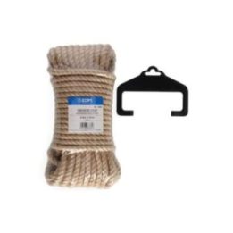 CUERDA YUTE NATURAL 3 CABOS CALIBRE 8 mm x 15 m | HogarLider