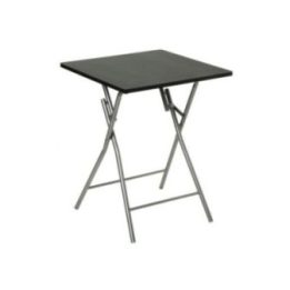MESA PLEGABLE NEGRA 60 x 60 x 75 cm | HogarLider