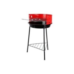 BARBACOA DE PIE NEGRA/ROJA, 33 x 32 x 55 cm | HogarLider