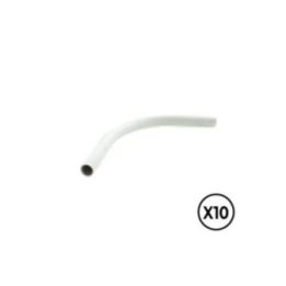 CURVA RIGIDA PVC Ø 25 mm, GRIS, 10 unidades | HogarLider