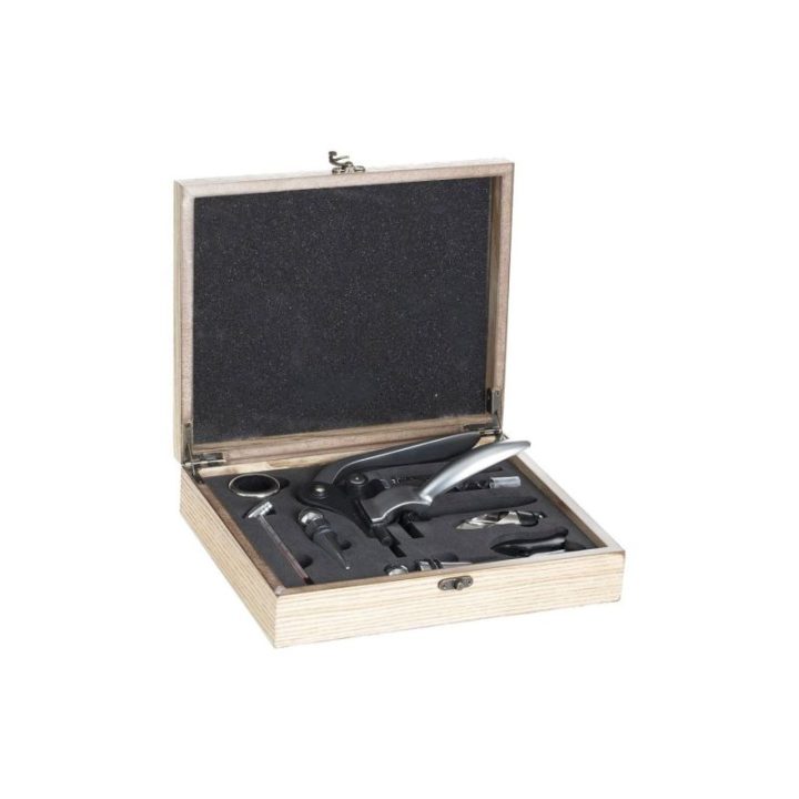 ESTUCHE DE MADERA SOMMELIER 9 PIEZAS | HogarLider
