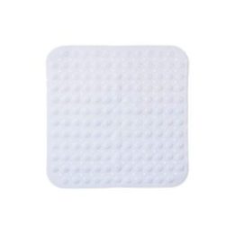 ALFOMBRA DE DUCHA CUADRADA BLANCA 55 x 55 cm | HogarLider