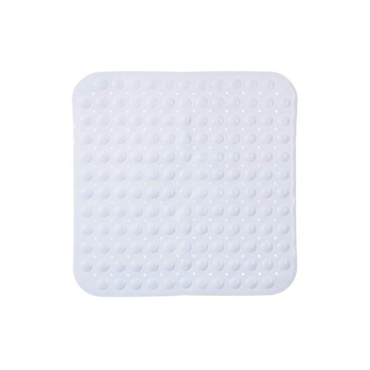 ALFOMBRA DE DUCHA CUADRADA BLANCA 55 x 55 cm | HogarLider