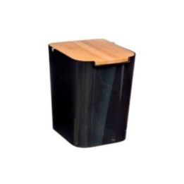 PAPELERA DE BAMBU-NEGRO 5 l | HogarLider