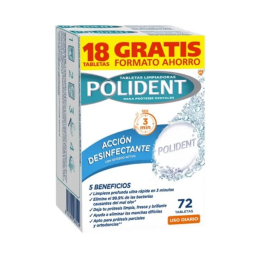 Polident Tabletas Limpiadoras 72 Unidades | HogarLider