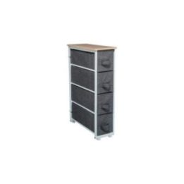 CAJONERA ESTRECHA GRIS OSCURO 73,5 x 48 x 20 cm | HogarLider