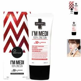 Suntique I'm Medi 100% Zinc Sun Spf50 50ml | HogarLider