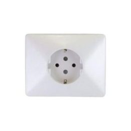 BASE ENCHUFE 2P+TT SCHUKO 25A 380 V~ BLANCO | HogarLider