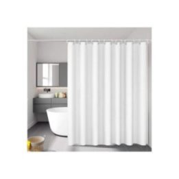 CORTINA DE BAÑO BASIC BLANCA 140 x 180 cm | HogarLider
