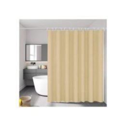 CORTINA DE BAÑO BASIC BEIGE 140 x 180 cm | HogarLider