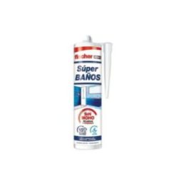 SILICONA SUPER BAÑOS SIN MOHO TRANSLUCIDA 280 ml | HogarLider