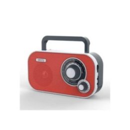 RADIO AM/FM CR 1140 ROJA, 21 x 5,6 x 12 cm | HogarLider
