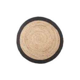 ALFOMBRA ARPILLERA NEGRA Ø120 cm | HogarLider